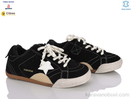Кросівки APAWWA A72001 black фліс