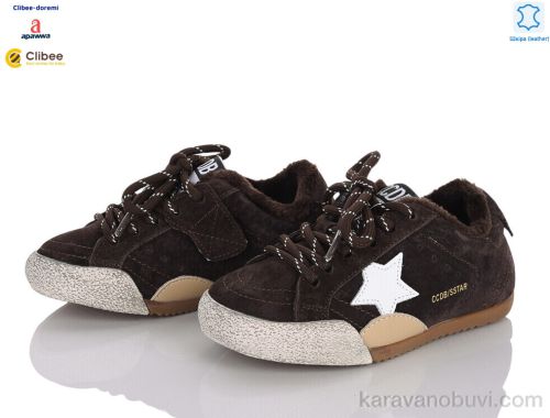 Кросівки APAWWA B72001 brown фліс