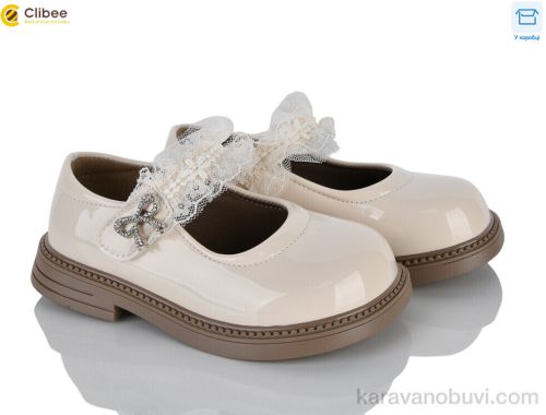 Туфлі CLIBEE DA811-2 beige - Взуття › Туфлі › сезон: демісезон Туфлі CLIBEE DA811-2 beige