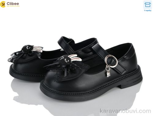 Туфлі CLIBEE DB810-1 black - Взуття › Туфлі › сезон: демісезон Туфлі CLIBEE DB810-1 black