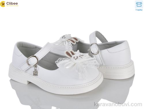Туфлі CLIBEE DB810-2 white - Взуття › Туфлі › сезон: демісезон Туфлі CLIBEE DB810-2 white