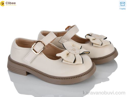 Туфлі CLIBEE DB804-2 beige - Взуття › Туфлі › сезон: демісезон Туфлі CLIBEE DB804-2 beige
