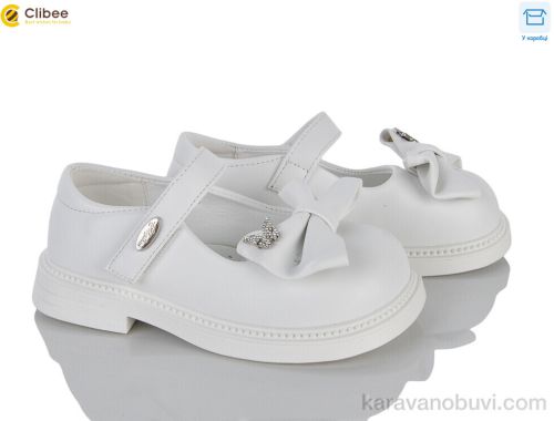 Туфлі CLIBEE DB817-2 white - Взуття › Туфлі › сезон: демісезон Туфлі CLIBEE DB817-2 white