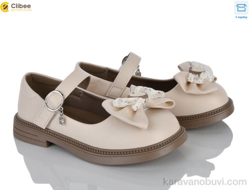 Туфлі CLIBEE DC809-3 beige - Взуття › Туфлі › сезон: демісезон Туфлі CLIBEE DC809-3 beige