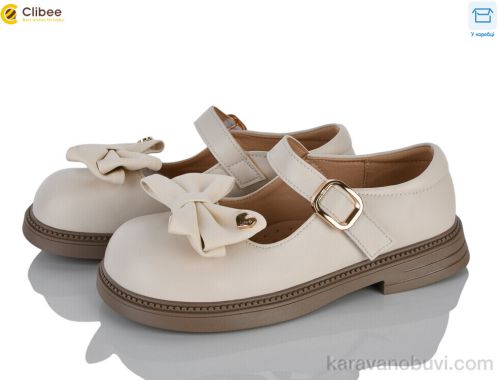 Туфлі CLIBEE DC816-3 beige - Взуття › Туфлі › сезон: демісезон Туфлі CLIBEE DC816-3 beige