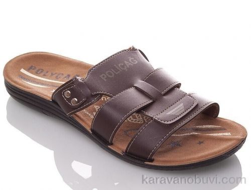 Шльопанці DEMUR MN3 brown