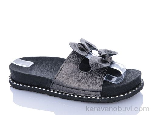 Шльопанці DEMUR 63001-15 срібний