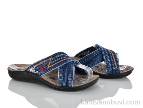 Шльопанці GUZEL 002 синій