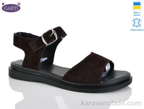 Босоніжки GARTI 140 корич замш