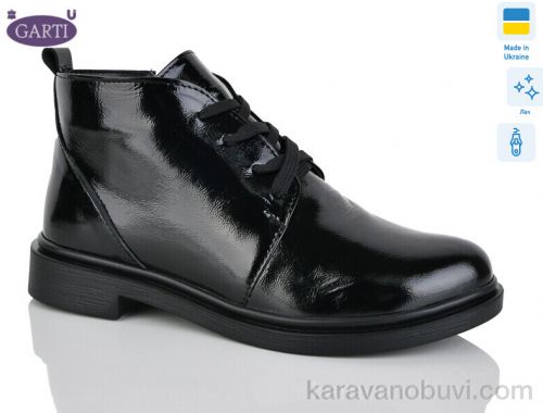 Черевики GARTI 291 чорний лак