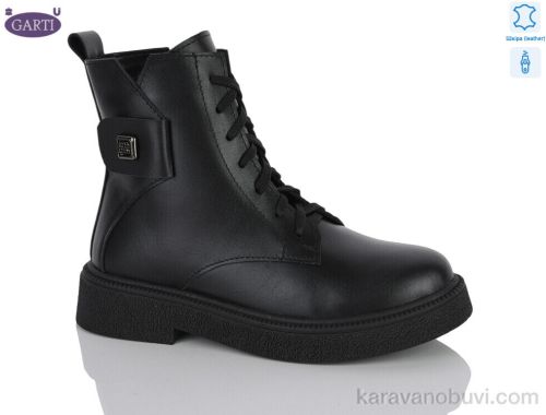 Черевики GARTI 309 чорна шкіра
