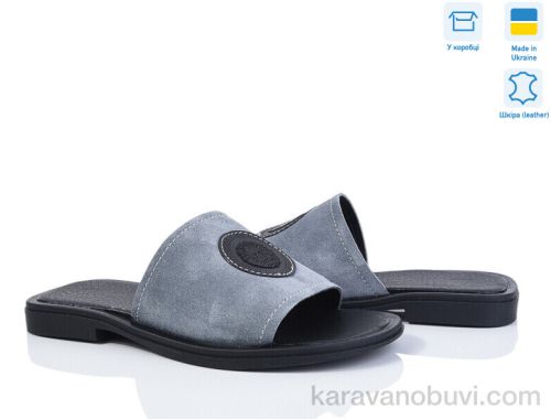 Шльопанці NO BRAND 025 сірий з.