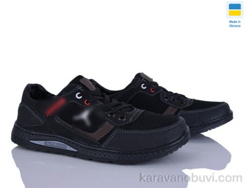 Кросівки SUNSHINE 333 чорний-коричневий