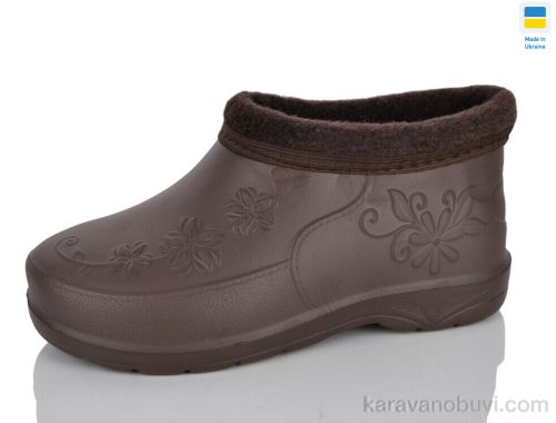 Галоші PAYAS Паяс ГЖ квітка коричневий