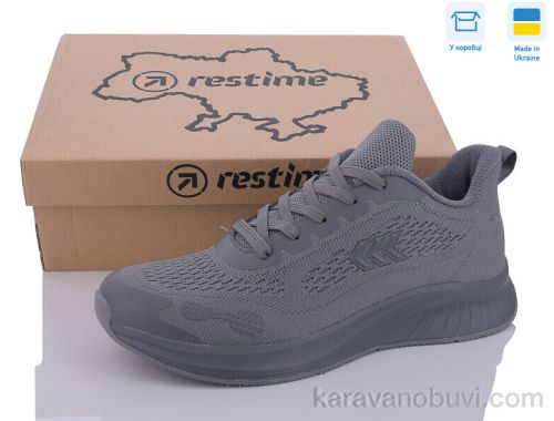 Кросівки RESTIME WML24003 d.grey