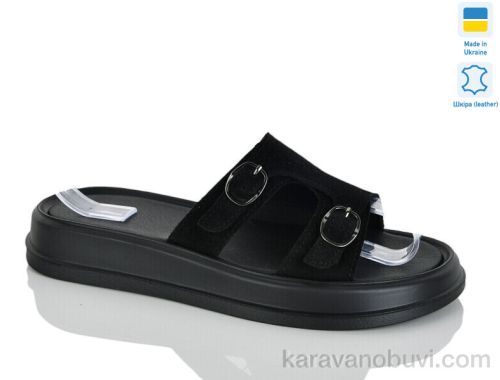 Шльопанці NO BRAND 11 чорний з.