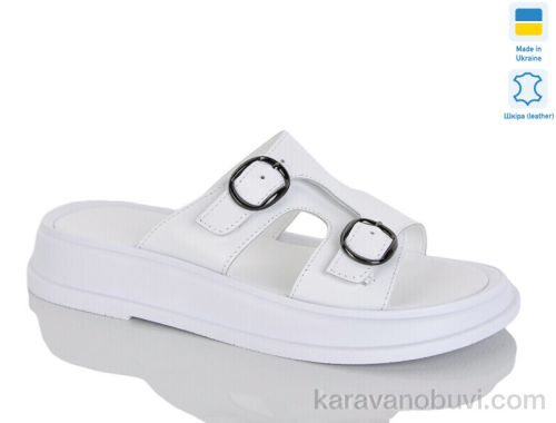 Шльопанці NO BRAND 12 білий к.