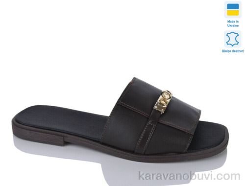 Шльопанці NO BRAND 18 шоколад к.