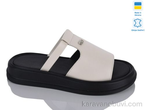 Шльопанці NO BRAND 741 беж к.