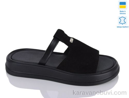Шльопанці NO BRAND 741 чорний з.