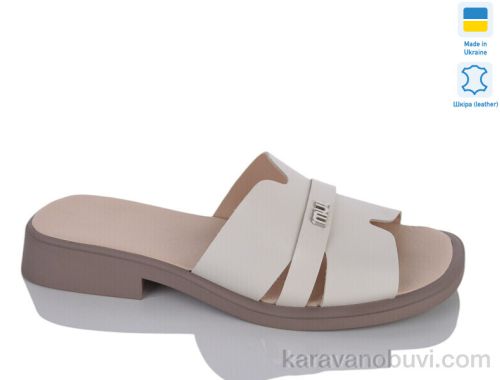 Шльопанці NO BRAND 556 беж к.