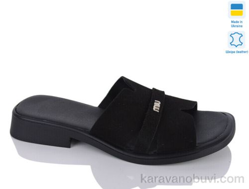 Шльопанці NO BRAND 556 чорний з.