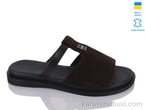 Шльопанці NO BRAND 14 корич.з.