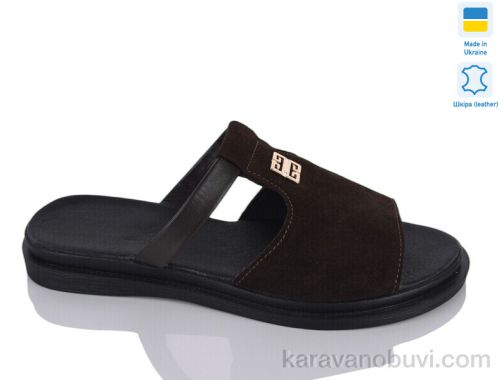 Шльопанці NO BRAND 14 шоколад з.