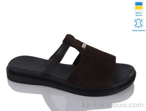 Шльопанці NO BRAND 714 корич.з.