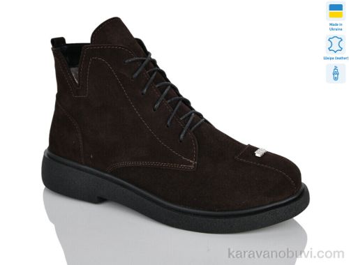 Черевики NO BRAND 1325 корич.з. зима