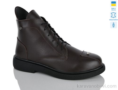 Черевики NO BRAND 2526 корич.к. зима