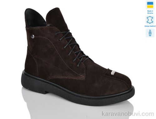 Черевики NO BRAND 2526 корич.з. зима