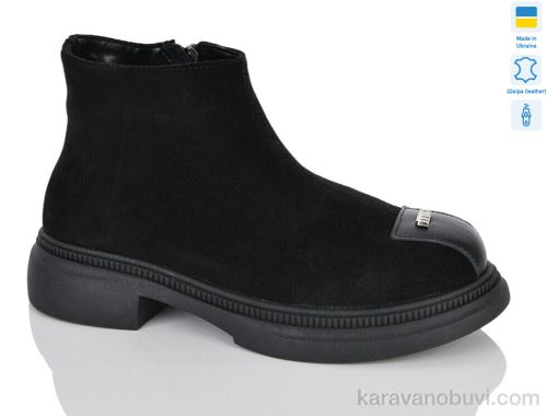 Черевики NO BRAND 616 чорний з. зима