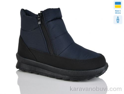 Черевики KAROLINA 114 синій однотон. - Взуття › Черевики › сезон: зима Черевики KAROLINA 114 синій однотон.