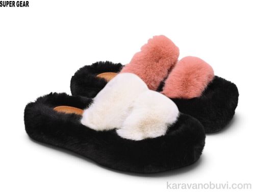 Капці NO BRAND CA323-018 white-pink mix