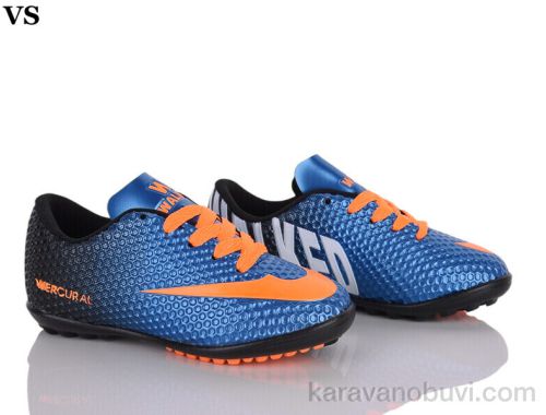 Футбольне взуття WALKED  Mercurial 04 blue