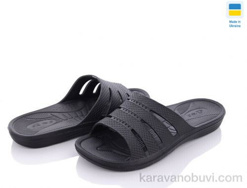 Шльопанці DS  Укр П41 чорний