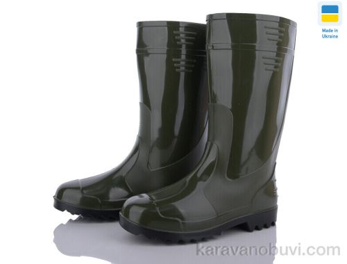 Гумове взуття NO BRAND Літма чобіт хакі резина